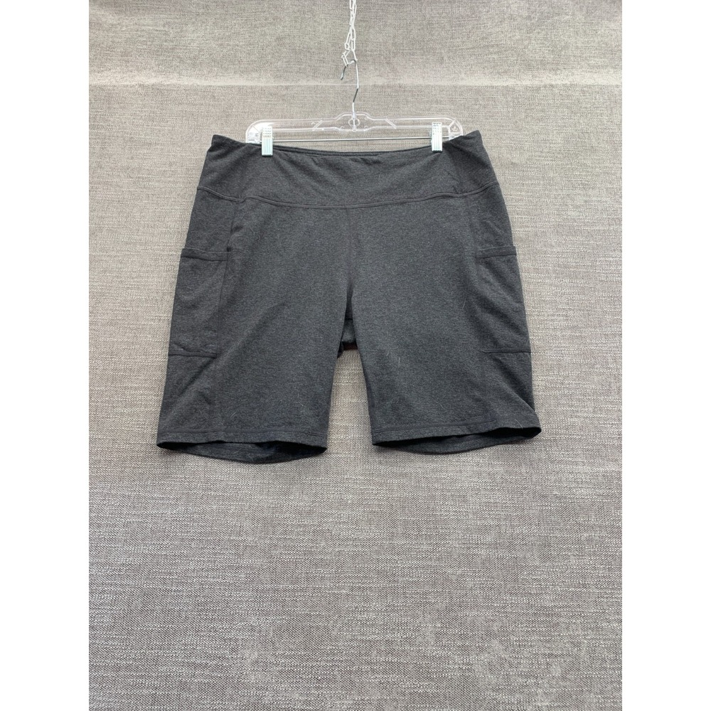 Baleaf Athletic‎ Bike Shorts Womens 3XL Charcoal Gray Performance Athleisure